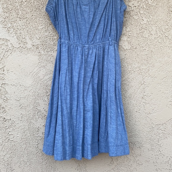 Kimichi Blue Chambray Spaghetti Strap Dress with Pockets L - Picture 2 of 11